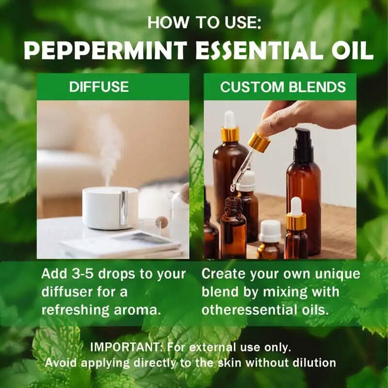2-Pack: Peppermint Premium Quality Essential Oil