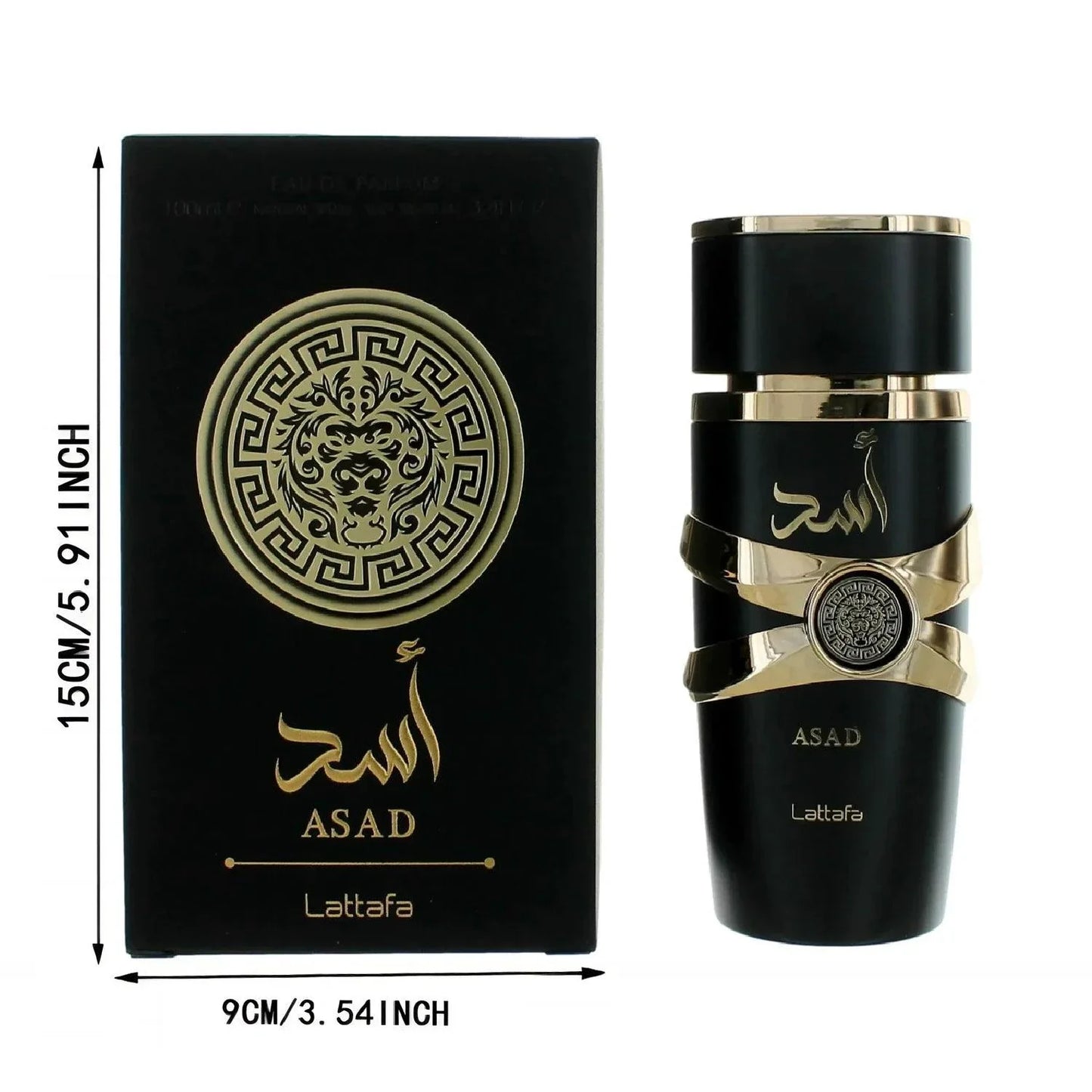 LATTAFA Black Yara Eau de Toilette Spray - Long-Lasting Black Arabian Fragrance for Confident Elegance