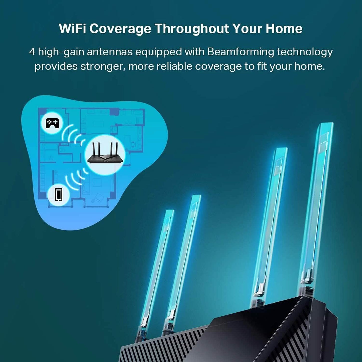 TP-Link AX3000 WiFi 6 Router (Refurbished)