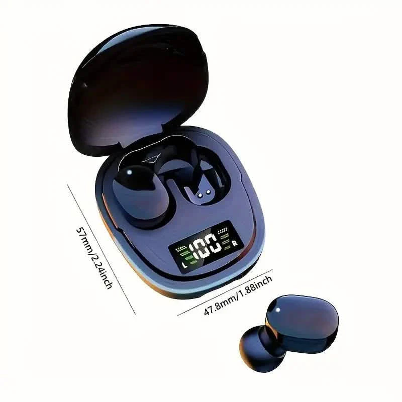 TWS V5.3 True Wireless Earbuds with RGB Charging Case