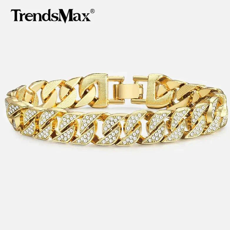 Men's Luxe Gold Chain Bracelet