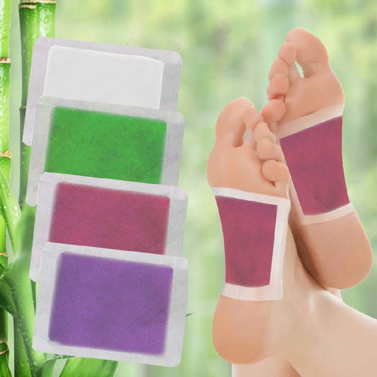 10-Pack: Detoxifying Scented Bamboo Foot Pads