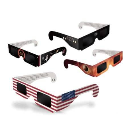 10-Pack: Solar Eclipse Glasses - ISO and CE Safety Certified