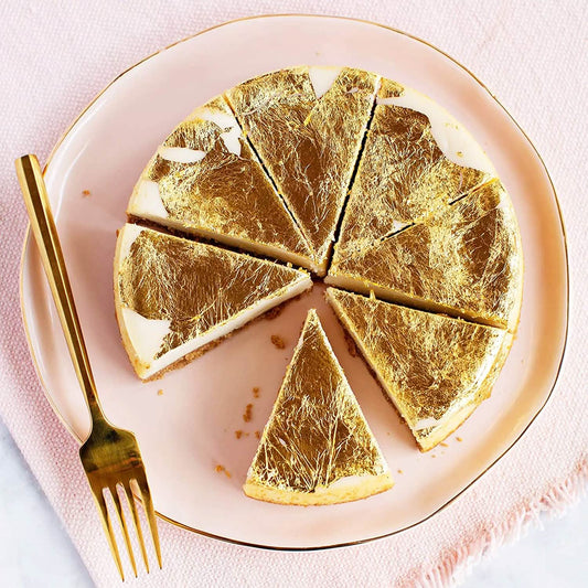 10-Piece: 4.33cm Edible Gold Leaf Sheets