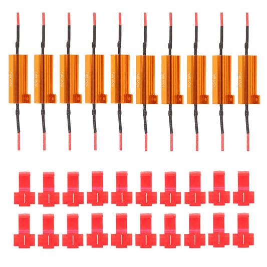 10-Piece: 50W 6Ohm Load Resistor