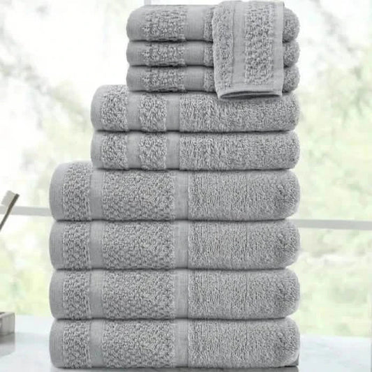 10-Piece: Towel Set with Upgraded Softness & Durability