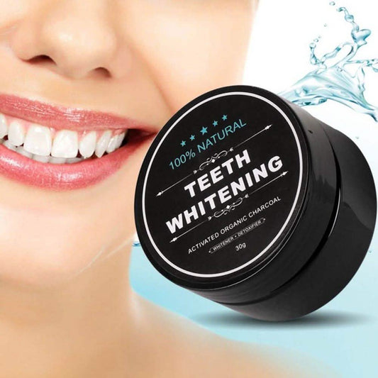 100% Natural Charcoal Teeth Whitening Powder
