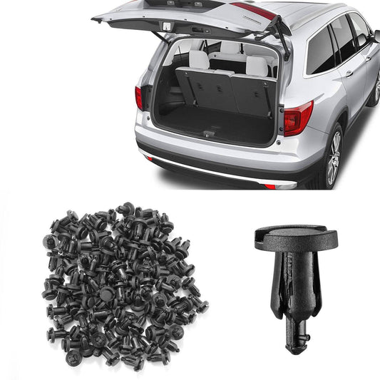 100-Pieces: 10mm Bumper Clip Fastener Rivets