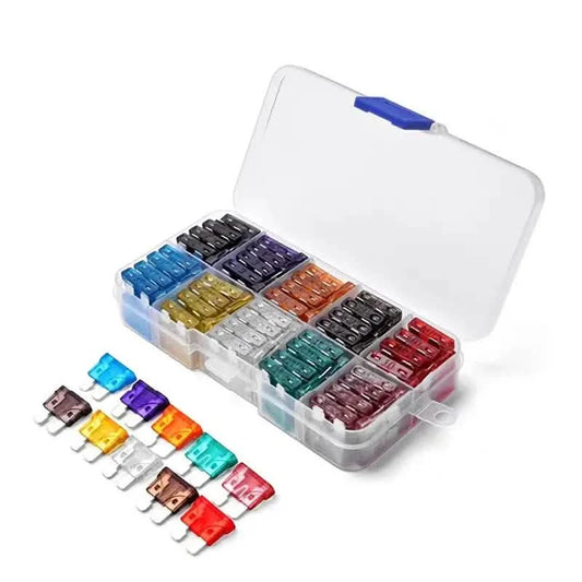 100-Pieces: Car Fuses Assortment Kit, Car Automotive RV Standard Fuses