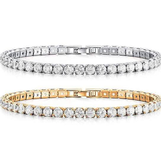10.00 CTTW Round Cut Tennis Bracelet