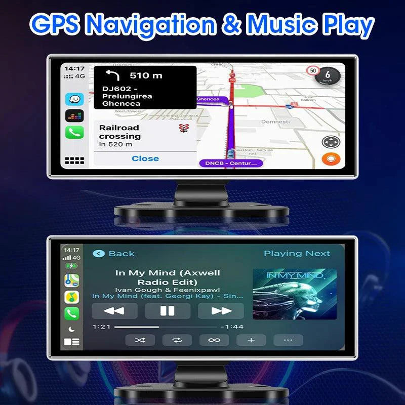Dash Cam 10.11.26" with 4K Resolution and GPS