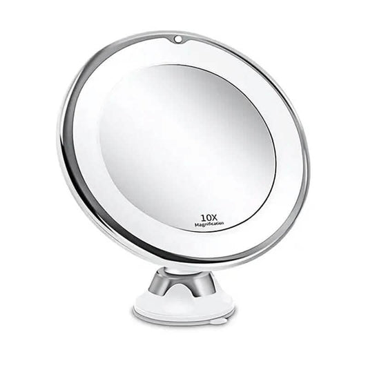 10X Magnifying LED Lighted Makeup Mirror