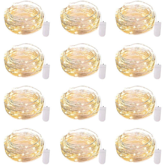 12-Pack: Led Fairy Lights Battery Operated String Lights