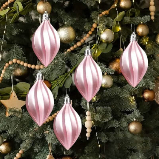 12-Pieces: Christmas Tree Pendant Decorations