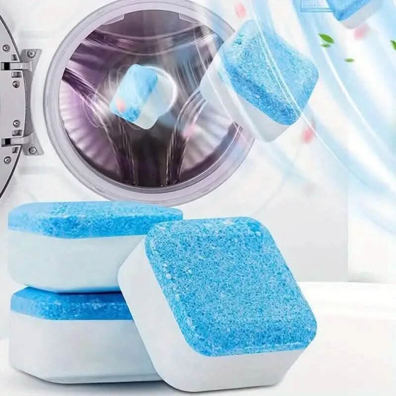 12-Pieces: Effervescent Washing Machine Cleaner Tablets