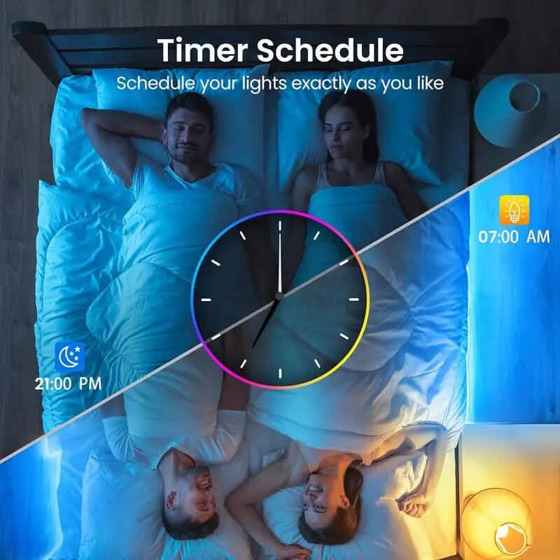 130 Ft. RGB 24V Led Strip Lights with App Controlled Remote