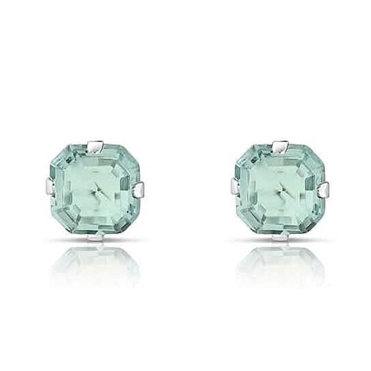 14k Gold Filled High Polish Finsh Crystal Tree of Life Stud Earrings