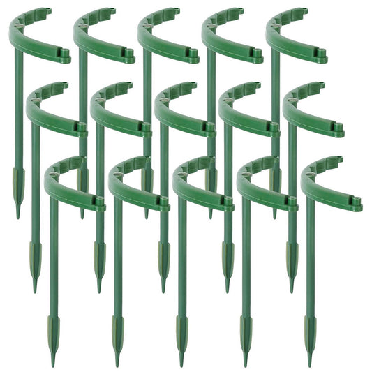 15-Piece: Garden Plant Support Stakes