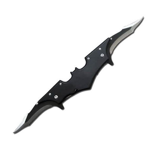 2-Pack: 5.75" Spring Assisted Knife Dual Blade W/ Belt Clip