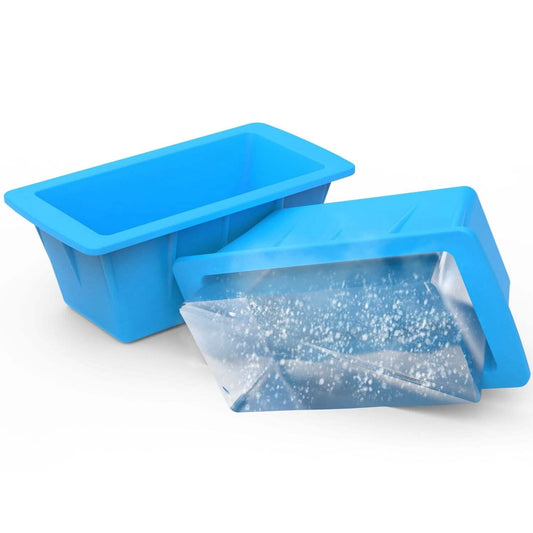 2-Pack: 6.6 lbs. Silicone Freezer Ice Block Molds