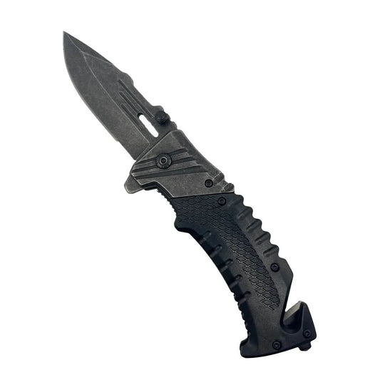 2-Pack: 7.10" Stonewashed Spring Assisted Knife