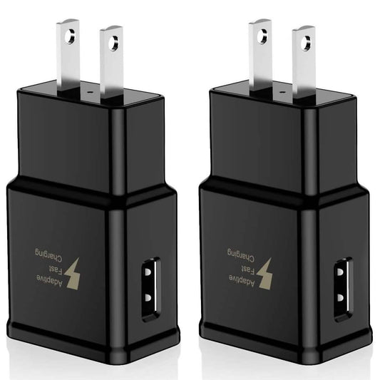 2-Pack: Adaptive Fast Charging Wall Charger