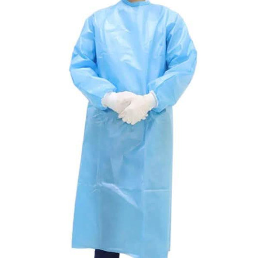 2-Pack: Blue Protective Isolation Gown