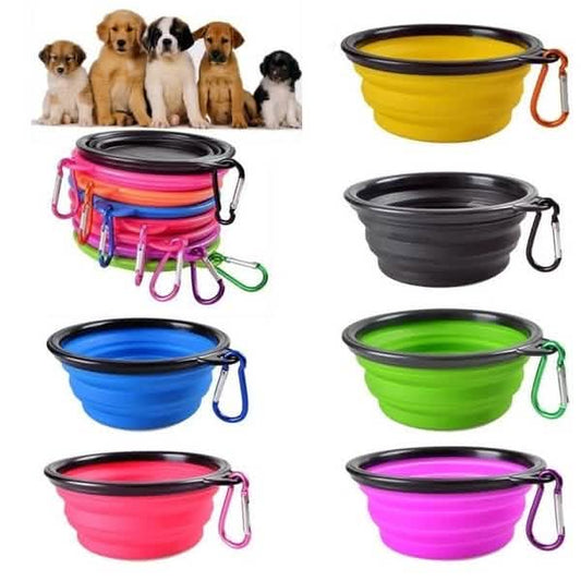 2-Pack: Collapsible Food Water Travel Bowl