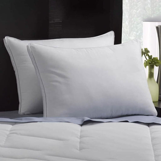 2-Pack: DownSupply Firm Gusseted Gel Fiber Pillows