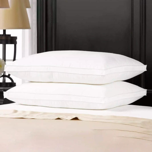 2-Pack: Ella Jayne Gusset Allergy Resistant Down-Like Fiber Pillows