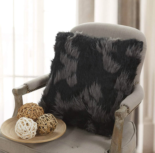 2-Pack: Kensie Faux Fur Decorative Pillow Covers