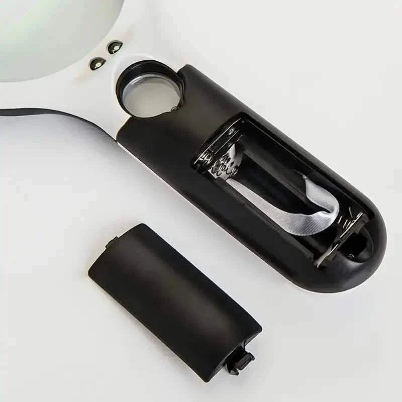 2-Pack: LED Light 45x Magnifying Glass Lens Mini Pocket Handheld Microscope