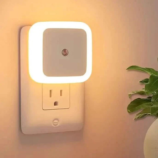 2-Pack: LED Night Light, Plug-in Wall Sconce with Auto Dusk to Dawn Sensor