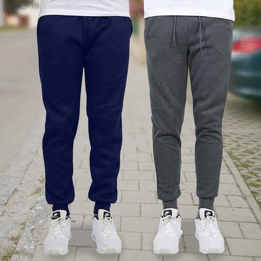 2-Pack: Men's Slim-Fit Fleece Jogger Sweatpants