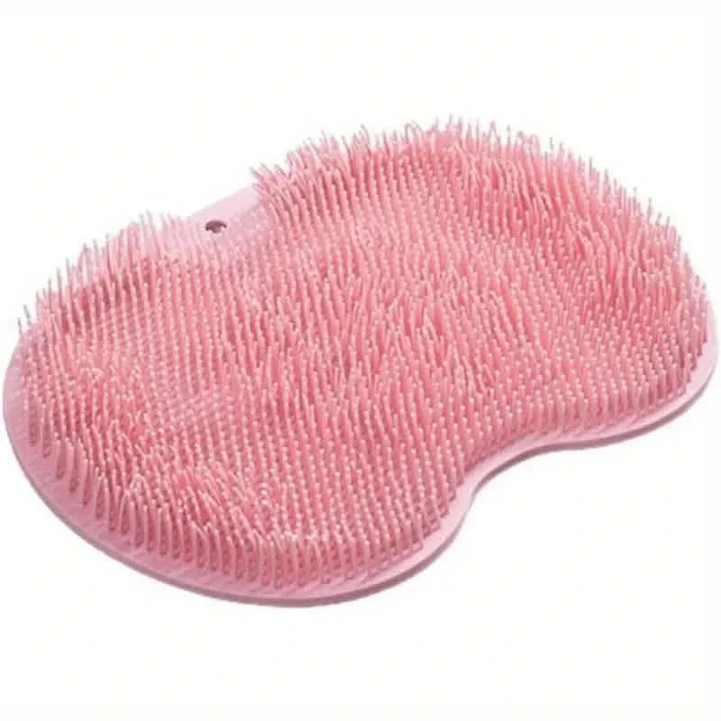 2-Pack: Non-Slip Foot & Back Scrubber with Exfoliating Cushion