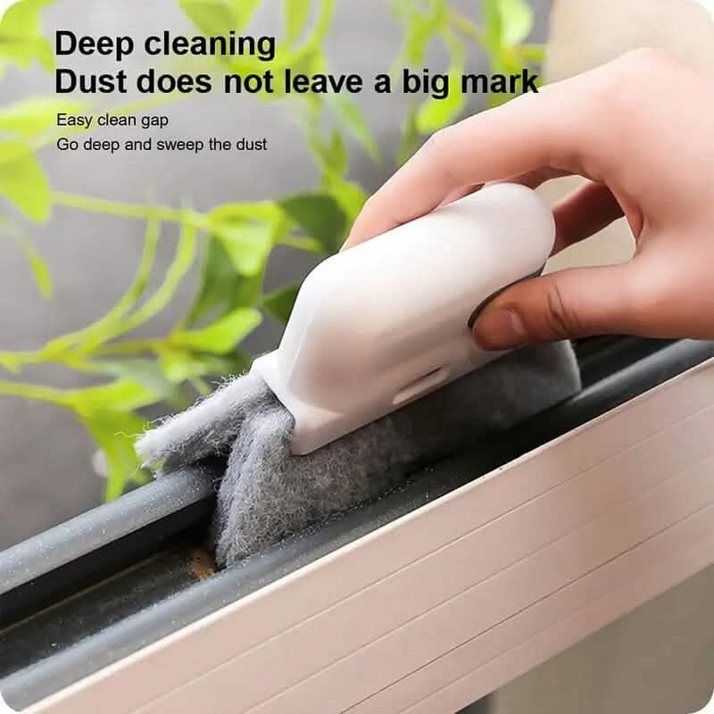 2-Pack: Universal Door and Window Track Cleaning Brush
