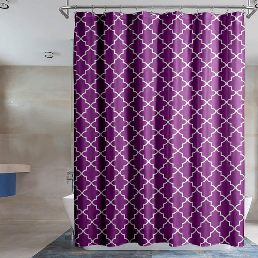 2-Pack: Water-Proof Printed Peva Shower Curtain