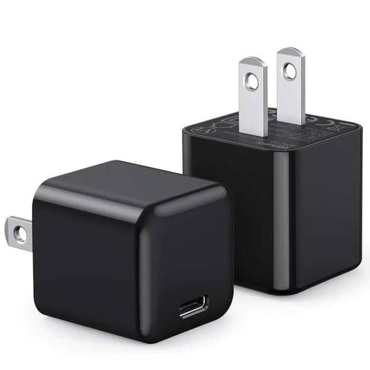 2-Pack: Wemiss Mini 20W Fast Type C Wall Charger with PD 3.0