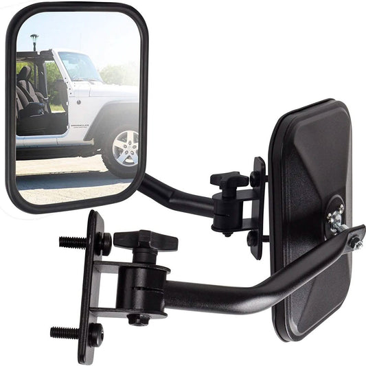 2-Piece Set: Side Mirror Best for 1997-2018 Jeep Wrangler
