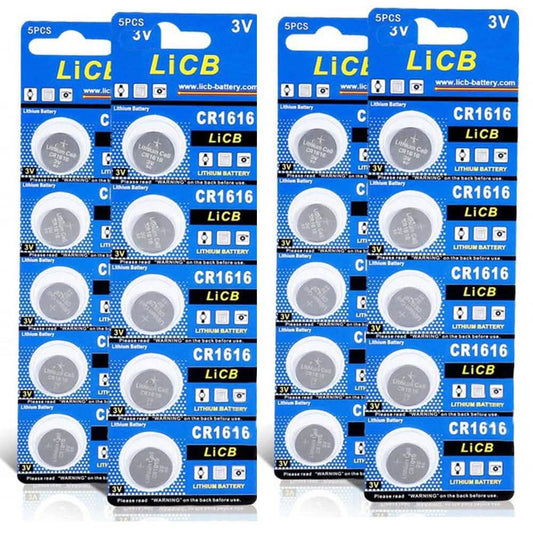 20-Pack: CR 1616 3V Lithium Batteries