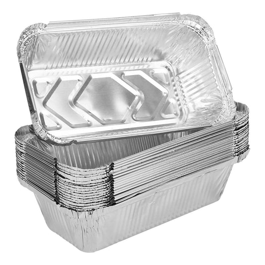 20-Piece: Disposable Aluminum Foil Pans