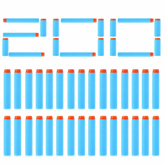 200-Pieces: Compatible Darts Refill for Nerf N-Strike Elite Series