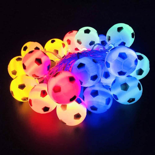 2022 World Cup Decor String Lights Soccer