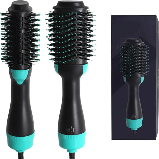 3-in-1 Ionic Straightening Hot Air Brush with Anti-Scald Feature