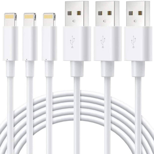 3-Pack: Lightning Cable for Apple iPhone, iPad