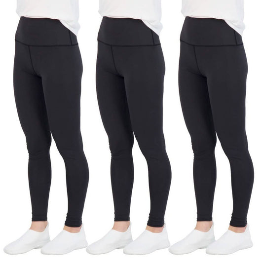 3-Pack: Women's Active Athletic Performance Leggings