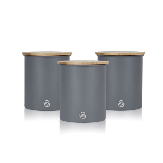 3-Piece Set: Swan Nordic Canisters