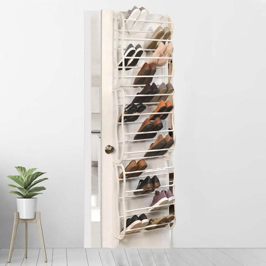 30-Pair: Over the Door Shoe Storage Rack