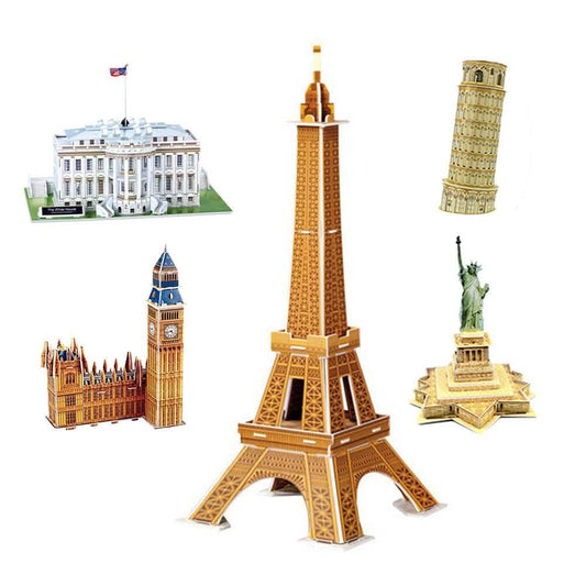 3D World Architecture Puzzles