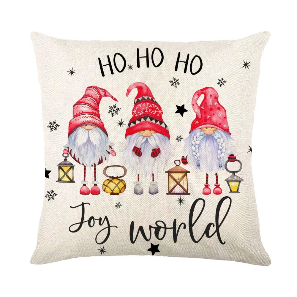 Mandotos Christmas Pillow Covers Snowflake Stamping
